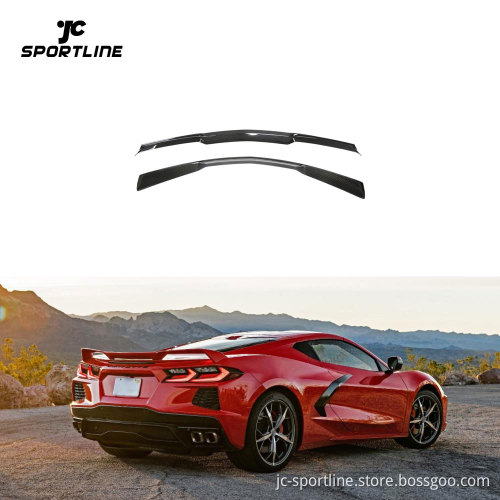 Carbon Fiber Rear Tail Wing Spoiler for Chevrolet Corvette C8 2020+